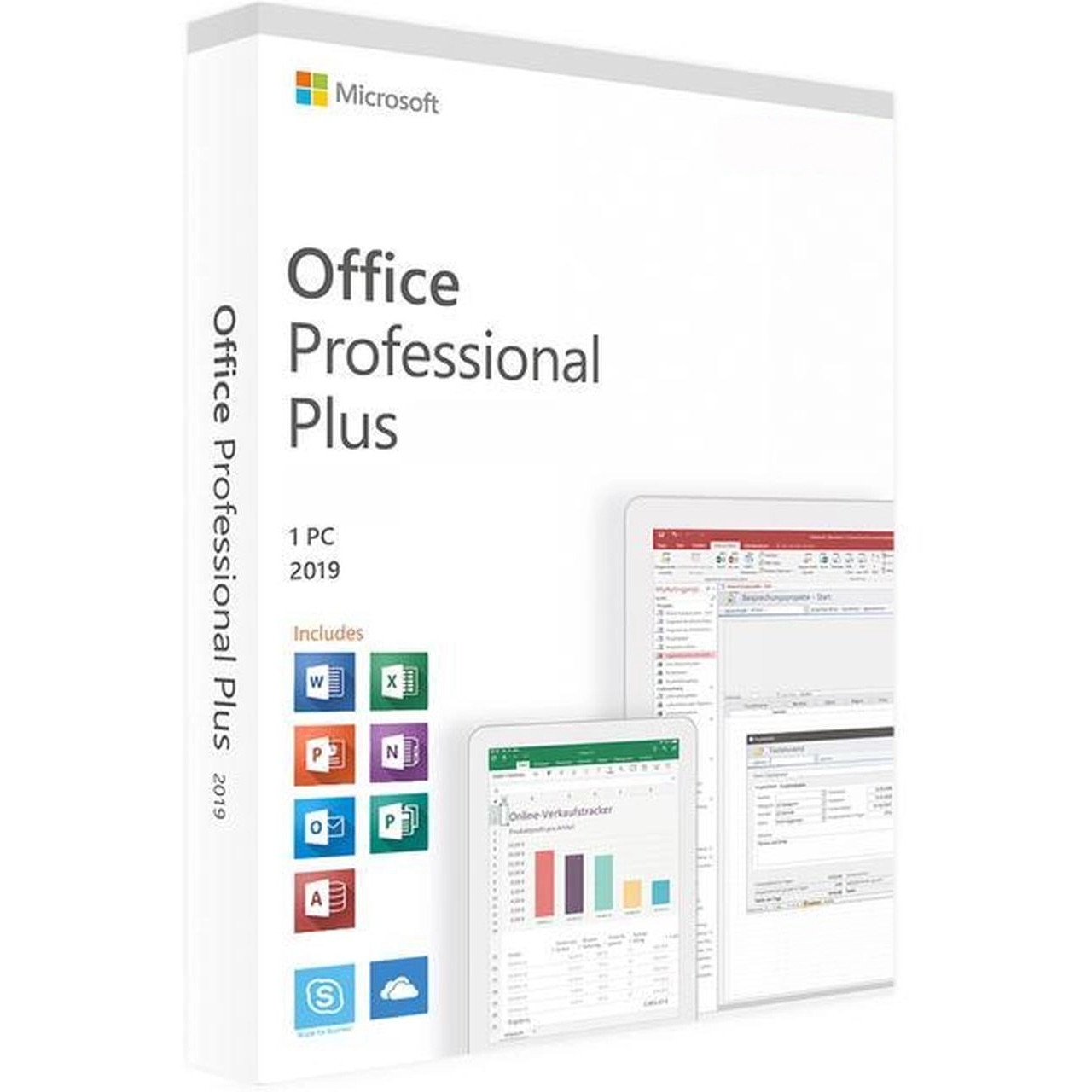 Office Professional Plus 2019 1 PC All languages, key, windows 10, ESD electronic, Microsoft account