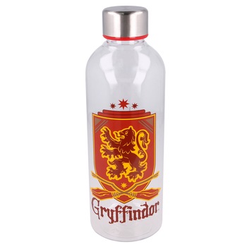 Sticla cu capac metalic Harry Potter Gryfindor, Transparent, 850 ml Sticla cu capac metalic Harry Potter Gryfindor, Transparent, 850 ml