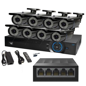 Kit IP 8 Camere Color Varifocale 2.8-12mm AKU SUPER CLEAR HD 2 MP cu NVR 4 canale FULL HD 1080P 5MP, SWITCH, Supraveghere video 50m infrarosu, cu vizualizare pe telefon mobil tableta desktop AK9922 Kit IP 8 Camere Color Varifocale 2.8-12mm AKU SUPER CLEAR HD 2 MP cu NVR 4 canale FULL HD 1080P 5MP, SWITCH, Supraveghere video 50m infrarosu, cu vizualizare pe telefon mobil tableta desktop AK9922