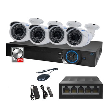 Kit IP 4 Camere Color AKU SUPER CLEAR HD 2 MP cu NVR 4 canale FULL HD 1080P 5MP, SWITCH, 1TB HDD, Supraveghere video 25m infrarosu, cu vizualizare pe telefon mobil tableta desktop AK9923 Kit IP 4 Camere Color AKU SUPER CLEAR HD 2 MP cu NVR 4 canale FULL HD 1080P 5MP, SWITCH, 1TB HDD, Supraveghere video 25m infrarosu, cu vizualizare pe telefon mobil tableta desktop AK9923