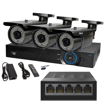 Kit IP 3 Camere Color Varifocale 2.8-12mm AKU SUPER CLEAR HD 2 MP cu NVR 4 canale FULL HD 1080P 5MP, SWITCH, Supraveghere video 50m infrarosu, cu vizualizare pe telefon mobil tableta desktop AK9922 Kit IP 3 Camere Color Varifocale 2.8-12mm AKU SUPER CLEAR HD 2 MP cu NVR 4 canale FULL HD 1080P 5MP, SWITCH, Supraveghere video 50m infrarosu, cu vizualizare pe telefon mobil tableta desktop AK9922