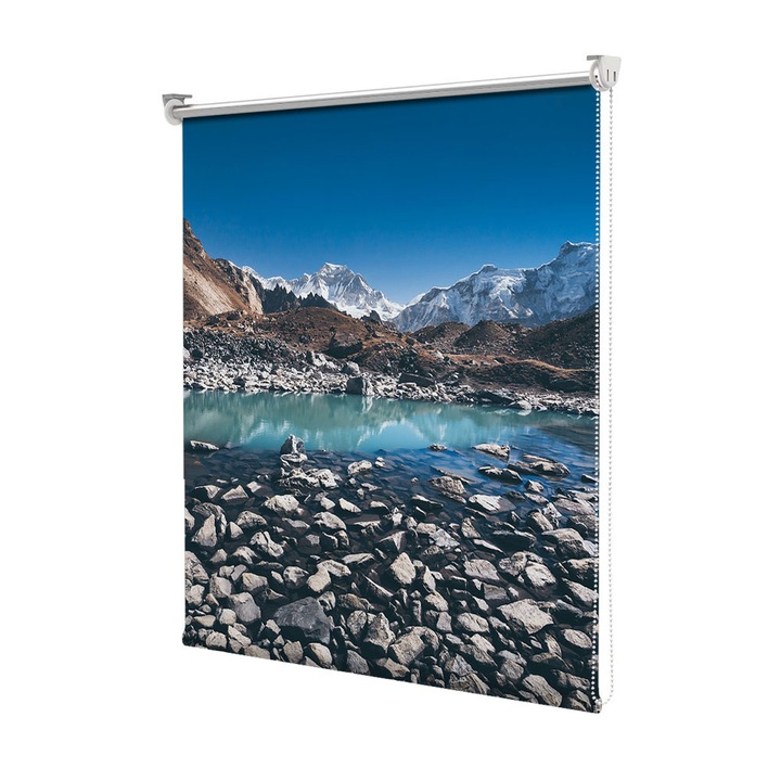 Roleta Art Shade tip Jaluzea cu Rulou si sistem inclus, Art Star, Priveliste stancoasa, Decoratiuni, Latime 80 cm x Inaltime 130 cm