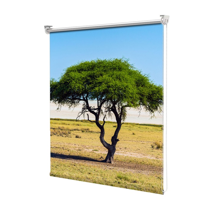 Roleta Art Shade tip Jaluzea cu Rulou si sistem inclus, Art Star, Pomul Vietii, Decoratiuni, Latime 45 cm x Inaltime 130 cm