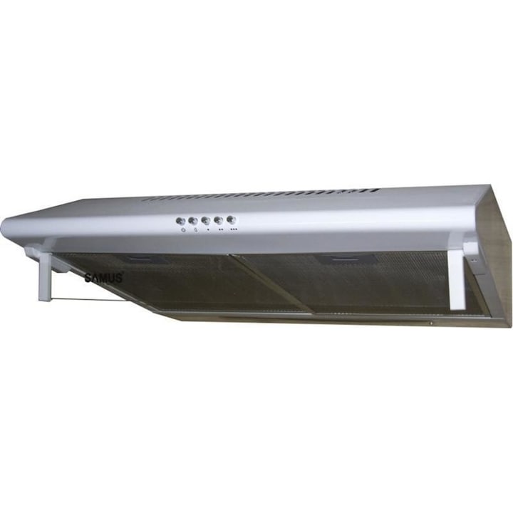 Hota Samus SM61A ECO, 60 cm, 1 motor, 180 mc/h putere absorbtie, Alb