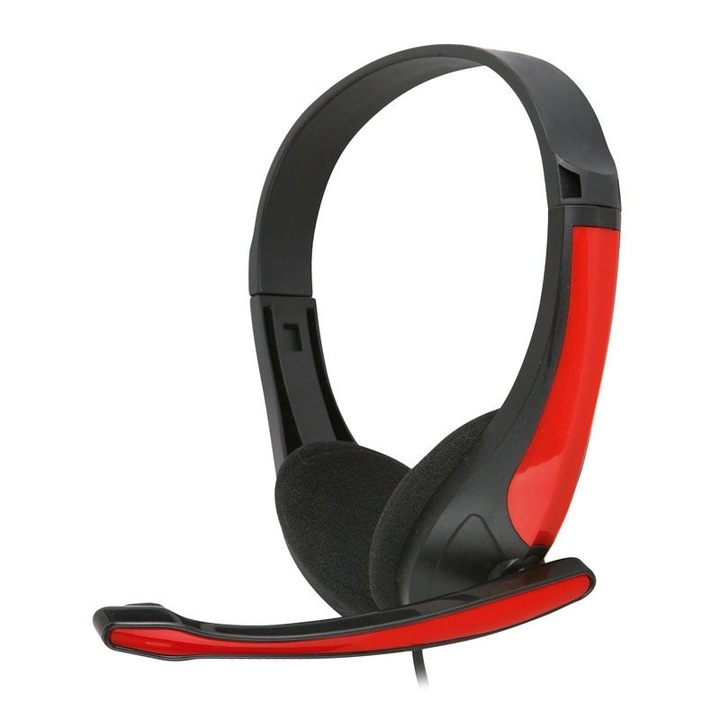 Casti cu microfon Freestyle FH4088R, rosu