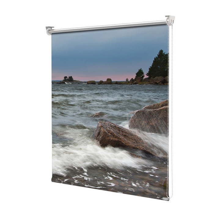 Roleta Art Shade tip Jaluzea cu Rulou si sistem inclus, Art Star, Ape rapide, Decoratiuni, Latime 45 cm x Inaltime 130 cm