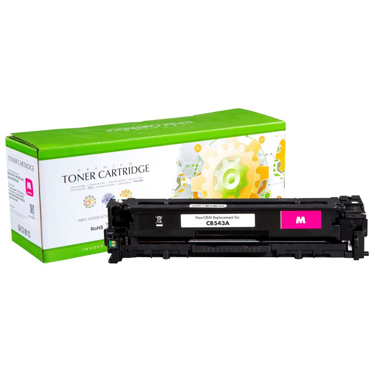 Toner compatibil Static Control pentru HP CB543A, CE323A, CF213A, Canon CRG716M, magenta, 1400 pagini