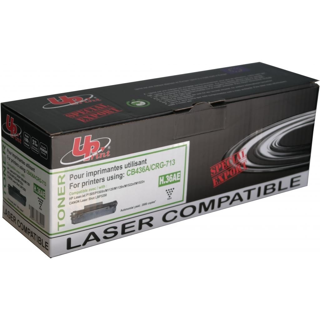 Toner UPRINT HL1505GUP Negru, 2000 pag, compatibil CB436 / CRG713