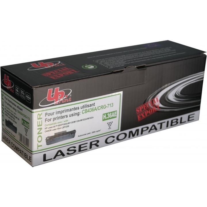 UPRINT HL1505GUP toner fekete, 2000 oldal, kompatibilis CB436 / CRG713