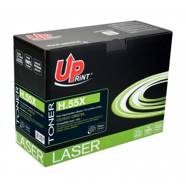 Toner UPRINT HL3015XUP Negru, 12500 pag, compatibil CE255X / CRG724 / EP724H