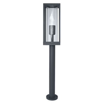 Stalp de exterior Ledvance Endura Frame, E27, 60W, IP44, Aluminiu, Gri inchis, 60 cm Stalp de exterior Ledvance Endura Frame, E27, 60W, IP44, Aluminiu, Gri inchis, 60 cm