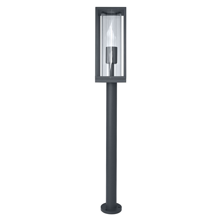 Осветителен стълб Ledvance Endura Frame, Екстериор, E27, 60W, IP44, Алуминий, Сив, 80 см