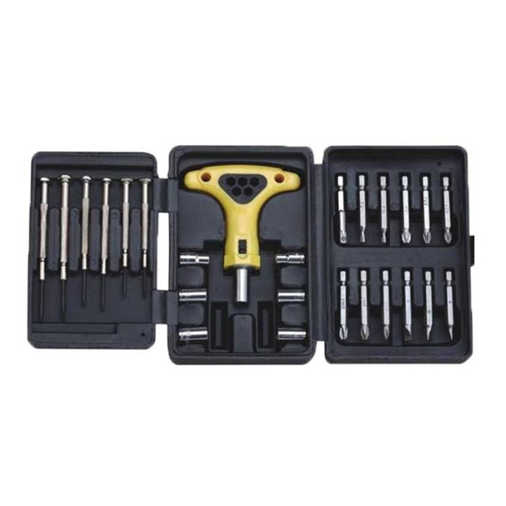 Racsnis készlet hegyekkel, 26 darab