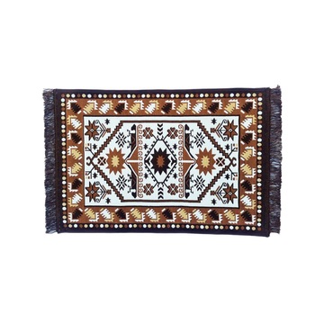 Covor premium tip traversa, model traditional, 60 x 90 cm , Multicolor, nuante de maro Covor premium tip traversa, model traditional, 60 x 90 cm , Multicolor, nuante de maro