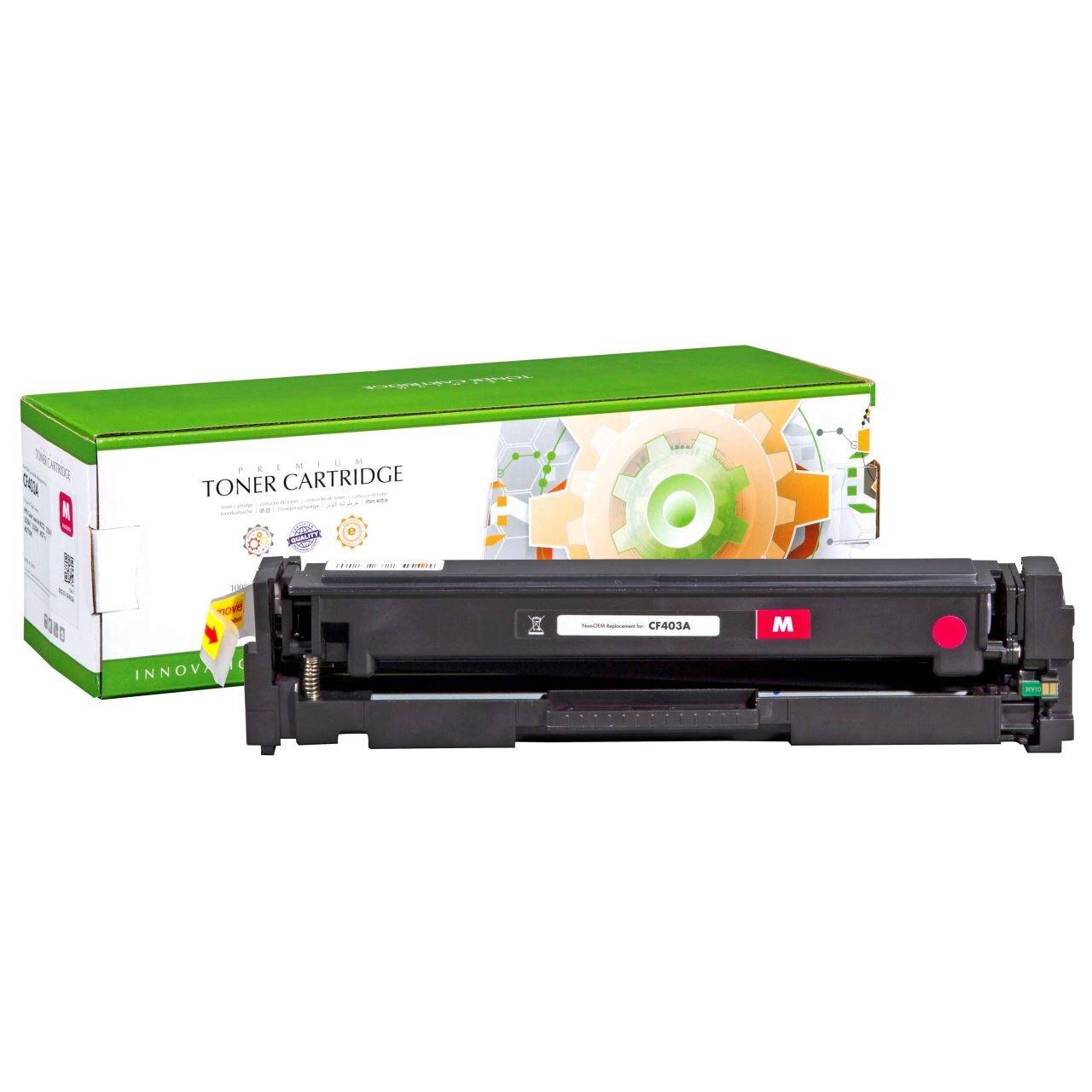 Toner compatibil Static Control pentru HP CF403A, magenta, 1400 pagini