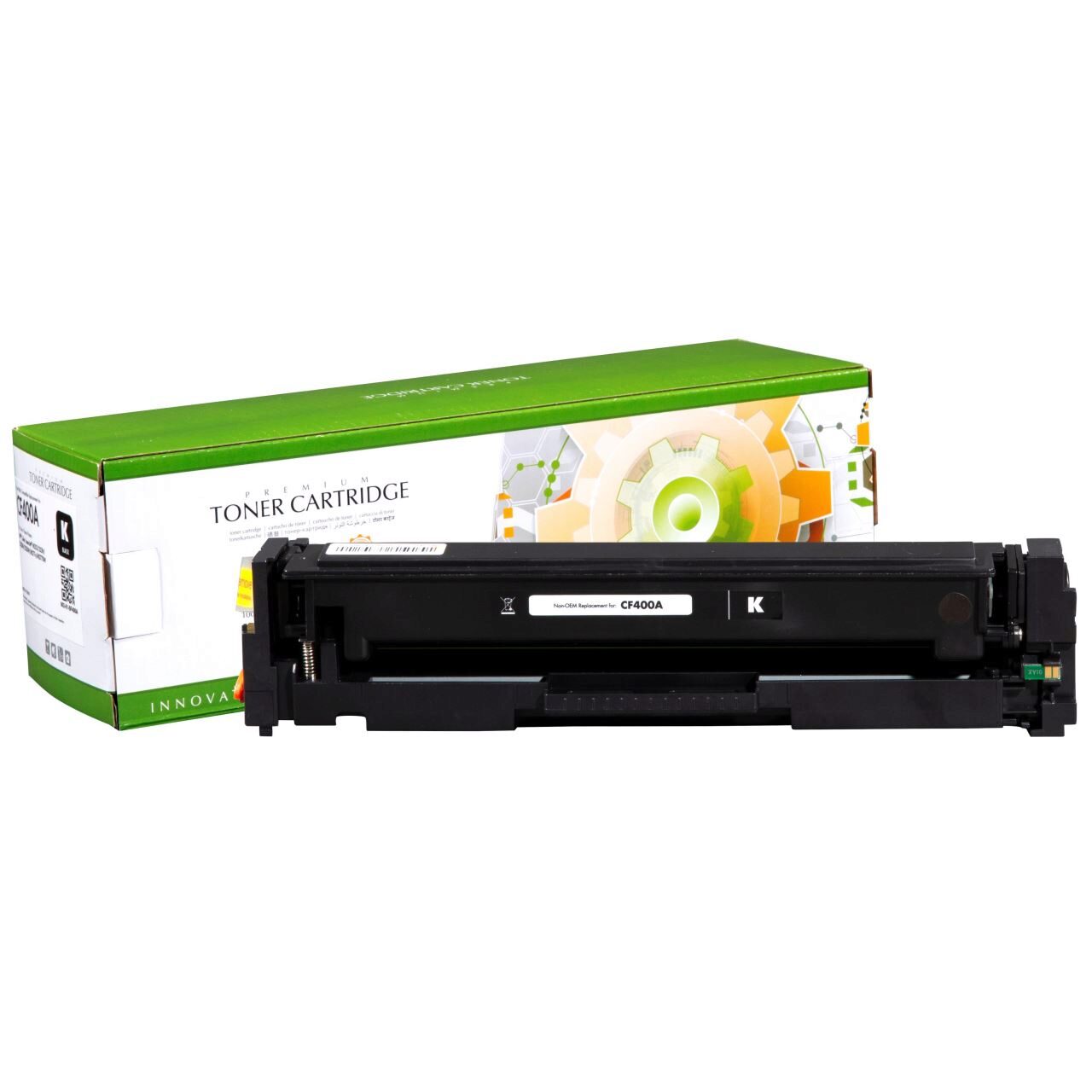 Toner compatibil Static Control CF400A negru, 1500 pagini