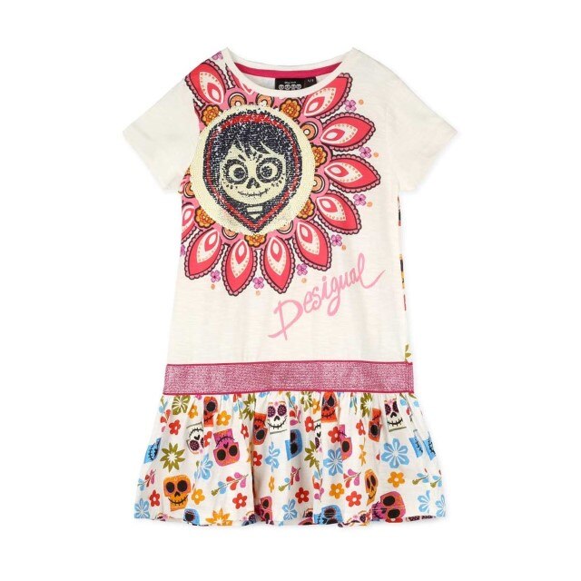 Rochie Desigual 18SGVKX6, Alb, 116 CM/116 CM