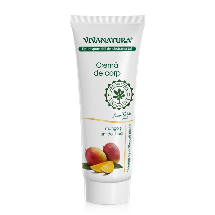 Crema de corp cu mango si unt de shea, 250 ml