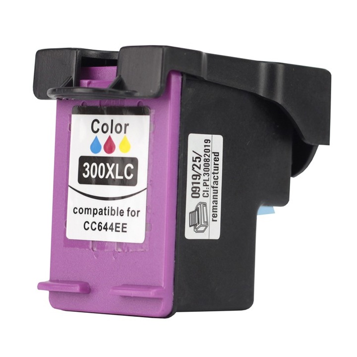 HP kompatibilis tintapatron, sz., 300XL, színes, 440 oldal