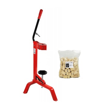 Set dopuitor mini-industrial model 2 si 100 dopuri pluta Wine Craft Set dopuitor mini-industrial model 2 si 100 dopuri pluta Wine Craft