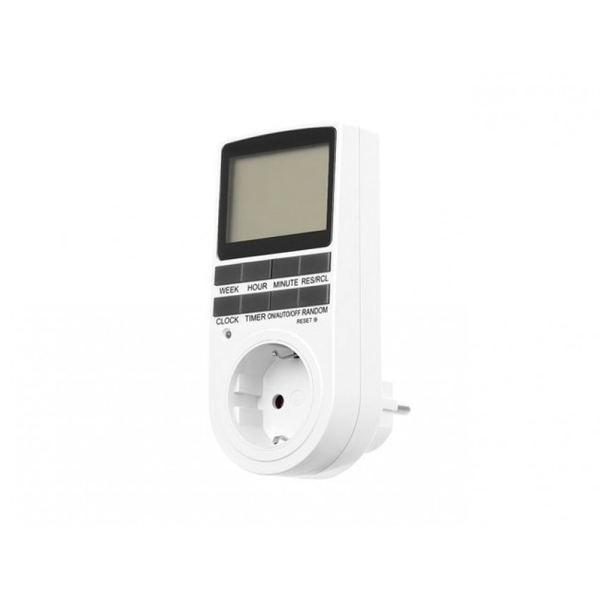 Priza programabila digital, Zola®, display LCD, tensiune 230V / 50 Hz