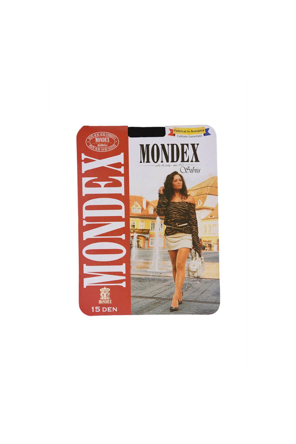 Dress Pantalon Elasticizat pentru Dama 15 Den Mondex, Negru