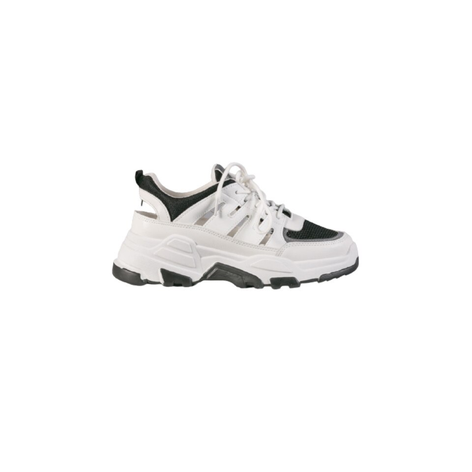 Pantofi sport dama Rafa, 55-66, Alb/Negru