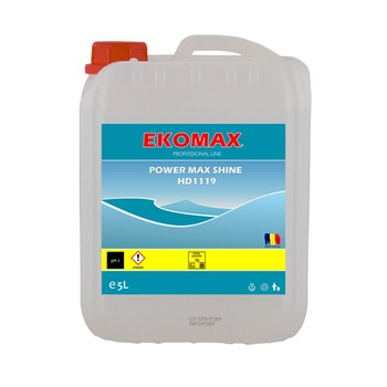 Agent limpezire pentru vase, Power Max Shine, canistra 5 litri Agent limpezire pentru vase, Power Max Shine, canistra 5 litri