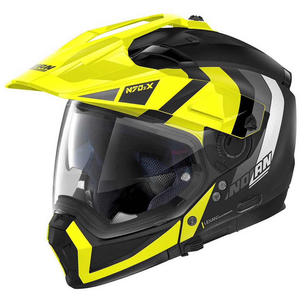 Casca moto Nolan, N70-2 X Decurio N-com, Negru/Galben