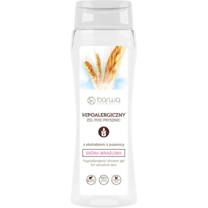 Barwa Hipoalergiczny Żel pod prysznic do skóry wrażliwej z ekstraktem z pszenicy