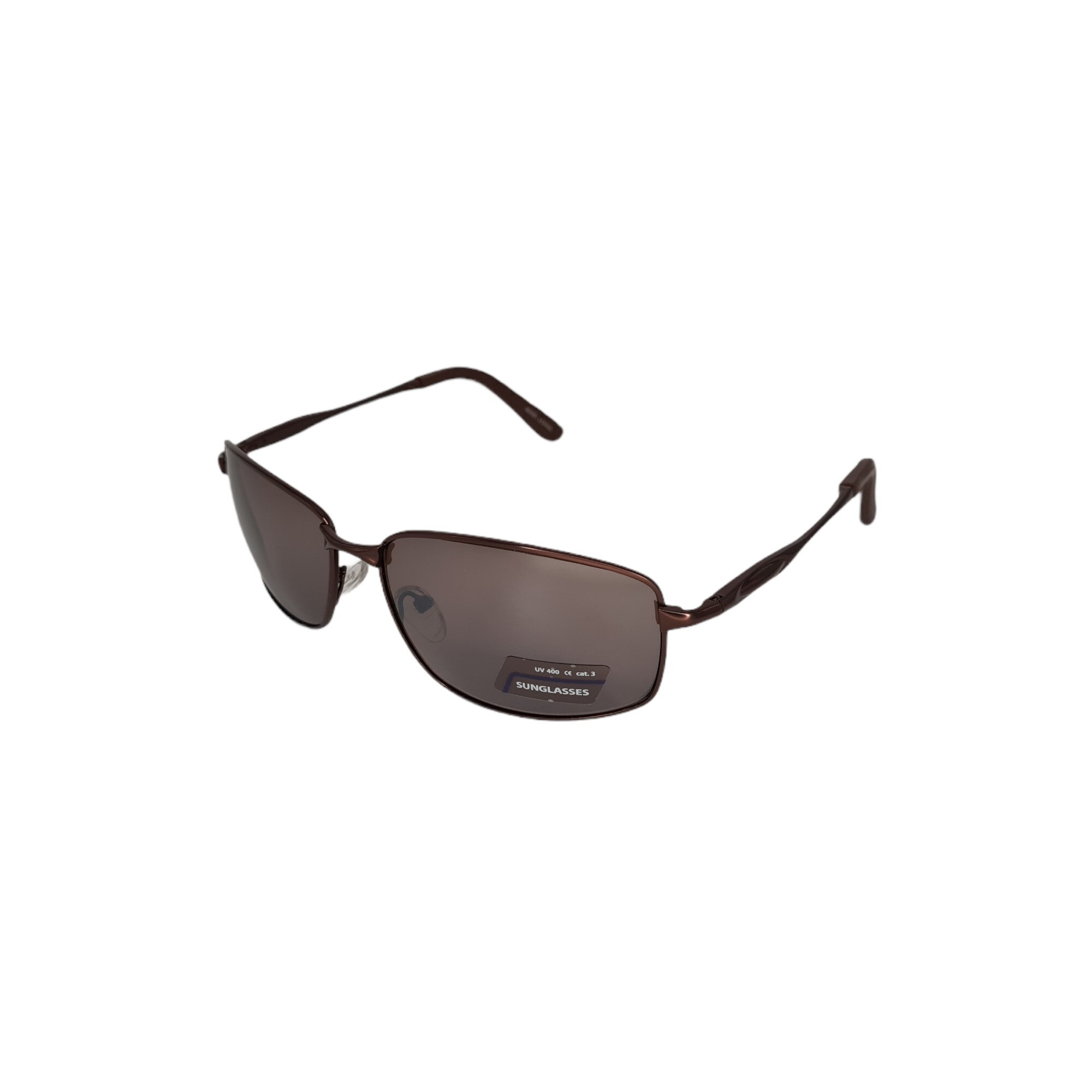 Ochelari de soare model dreptunghiular, Q5138, maro