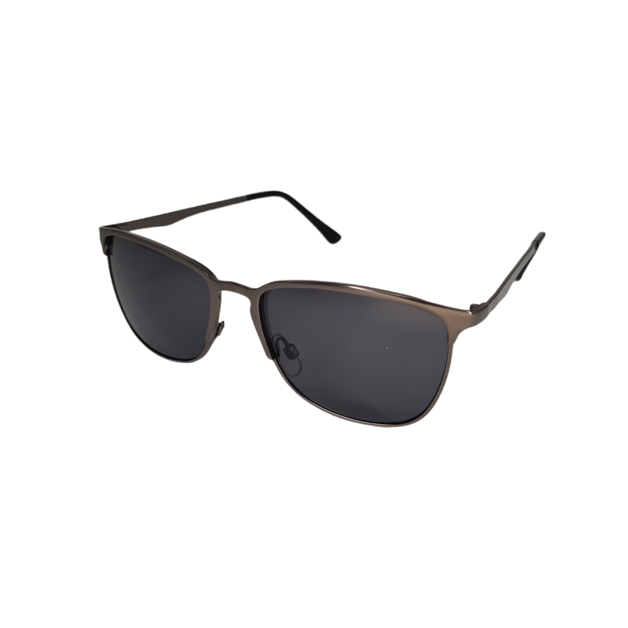 Ochelari de soare model dreptunghiular, Q3012, gri metalizat inchis