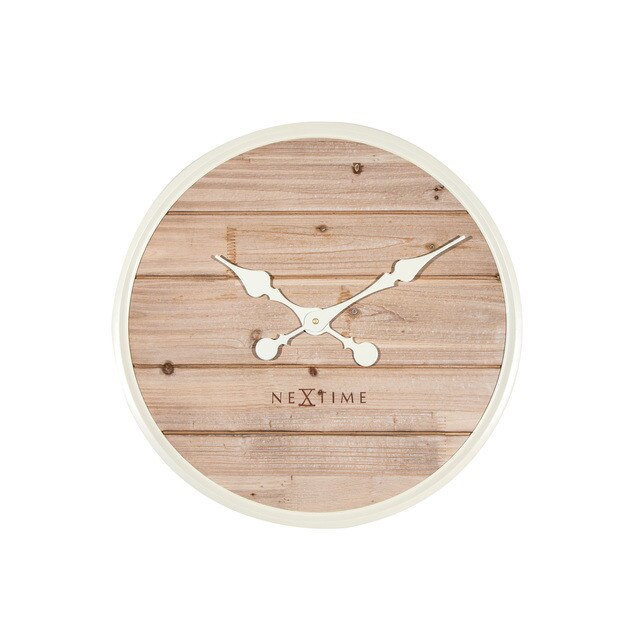 Ceas decorativ, NeXtime, Big Flip, 36x16.7x8.5cm, Maro