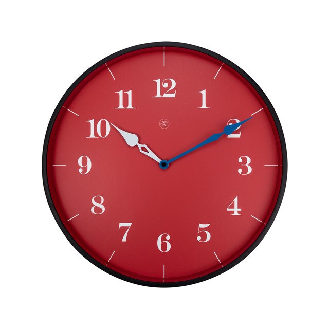 Ceas de perete, NeXtime, Fierarie dom, 40cm, rosu