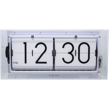 Ceas desteptator, NeXtime, plastic, Negru/Gri/Alb, 30 cm Ceas desteptator, NeXtime, plastic, Negru/Gri/Alb, 30 cm