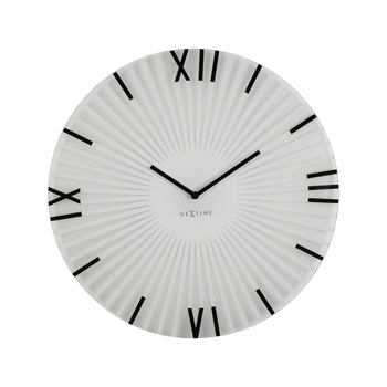 Ceas de perete, NeXtime, Rocky, lemn, alb, 19.5x18x8.8 cm Ceas de perete, NeXtime, Rocky, lemn, alb, 19.5x18x8.8 cm