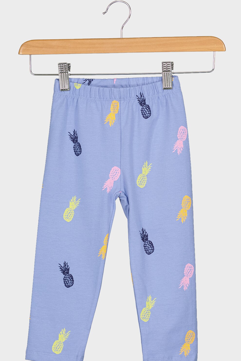 GAP, Colanti cu talie elastica si imprimeu, Albastru lavanda