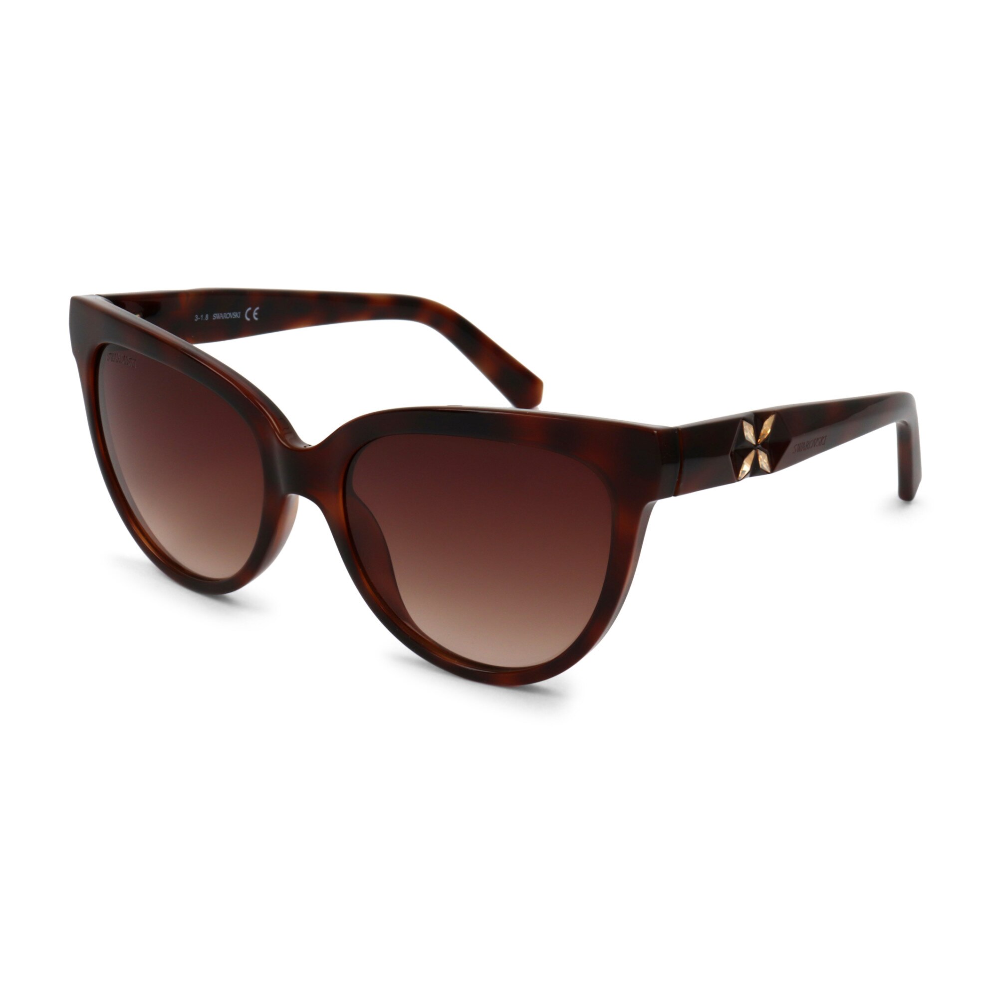 Ochelari de soare dama Cat Eye Shiny Havana/Brown Degrade SK0187/S-52F