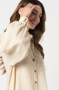 b.young, Camasa vaporoasaa lejera Delan, Bej deschis b.young, Camasa vaporoasaa lejera Delan, Bej deschis