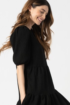 b.young, Rochie lejera stratificata Selmi, Negru b.young, Rochie lejera stratificata Selmi, Negru