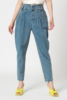 b.young, Blugi conici cu talie inalta Kato, Albastru deschis b.young, Blugi conici cu talie inalta Kato, Albastru deschis