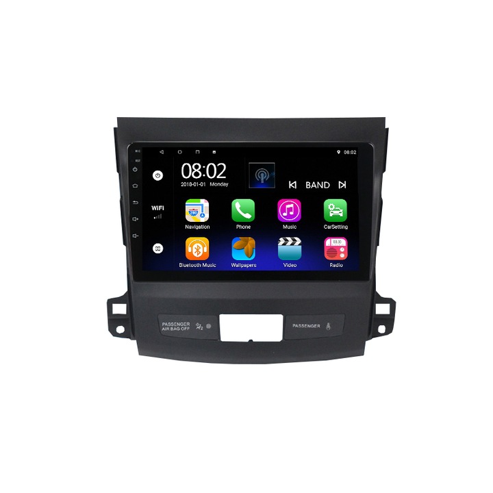 Navigatie NAVI-IT, 4GB RAM 64GB ROM, Mitsubishi Outlander, peugeot 4007 FARA AMPLIFICARE DE FABRICA, 4G, Display 9 Inch, Android 10, DSP, WiFi, Bluetooth, Magazin Play, Camera Marsarier