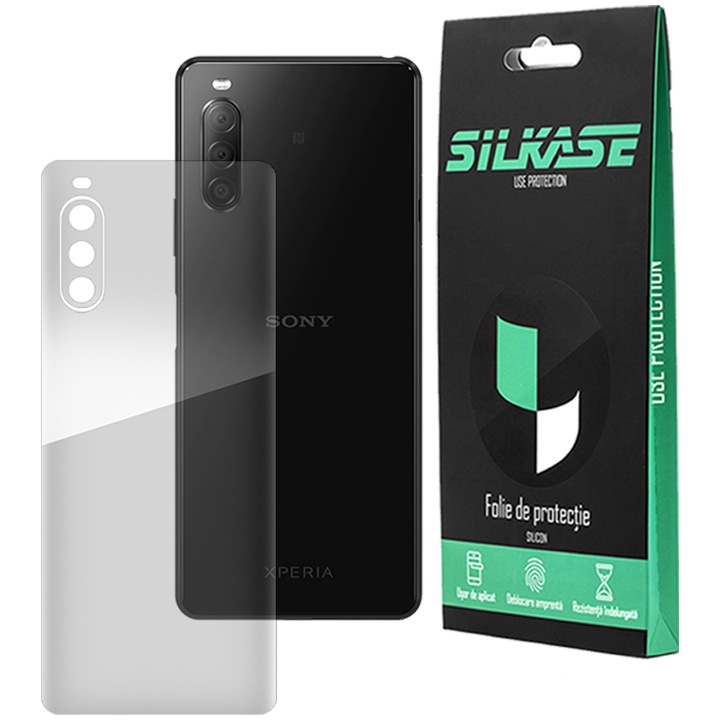 Гръбно фолио SILKASE за Sony Xperia 1 III, защита на гръб, възобновяем силикон