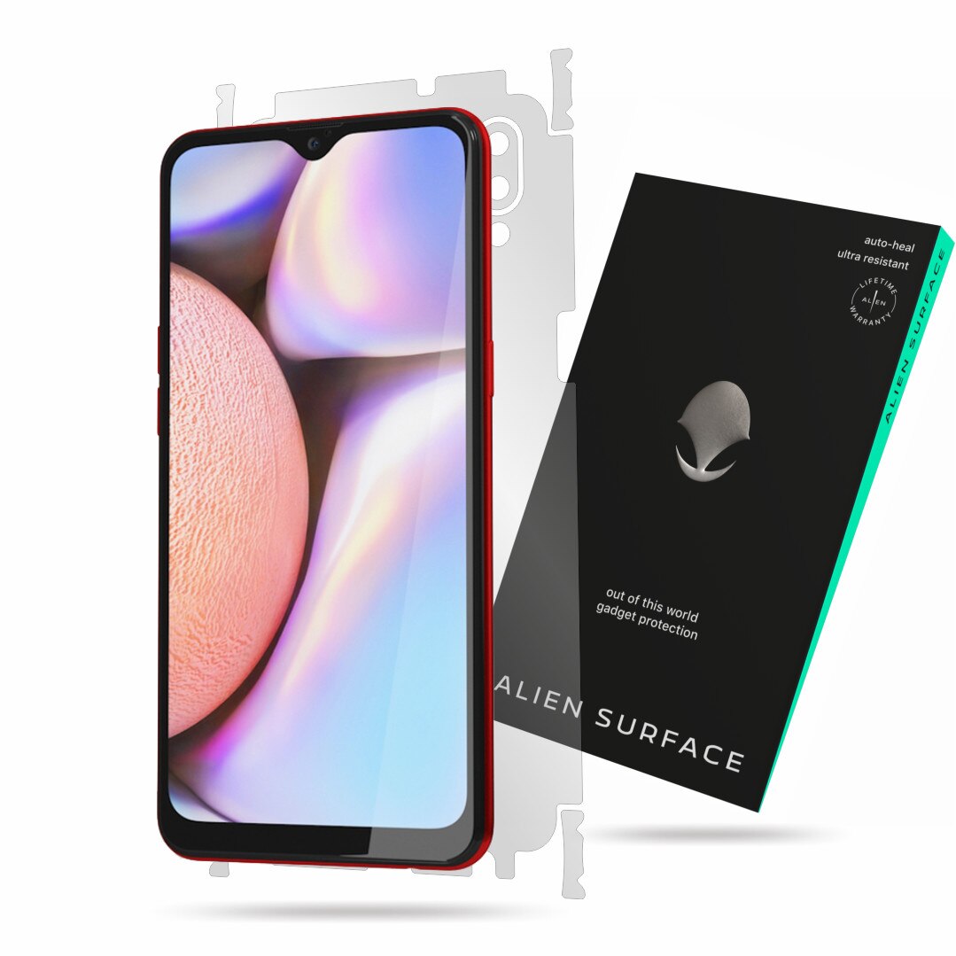 Folie Alien Surface, compatibila cu Samsung Galaxy A10s, protectie spate, laterale
