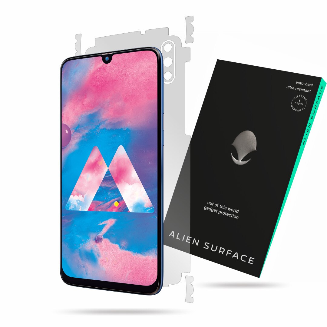 Folie Alien Surface, compatibila cu Samsung Galaxy M30, protectie spate, laterale