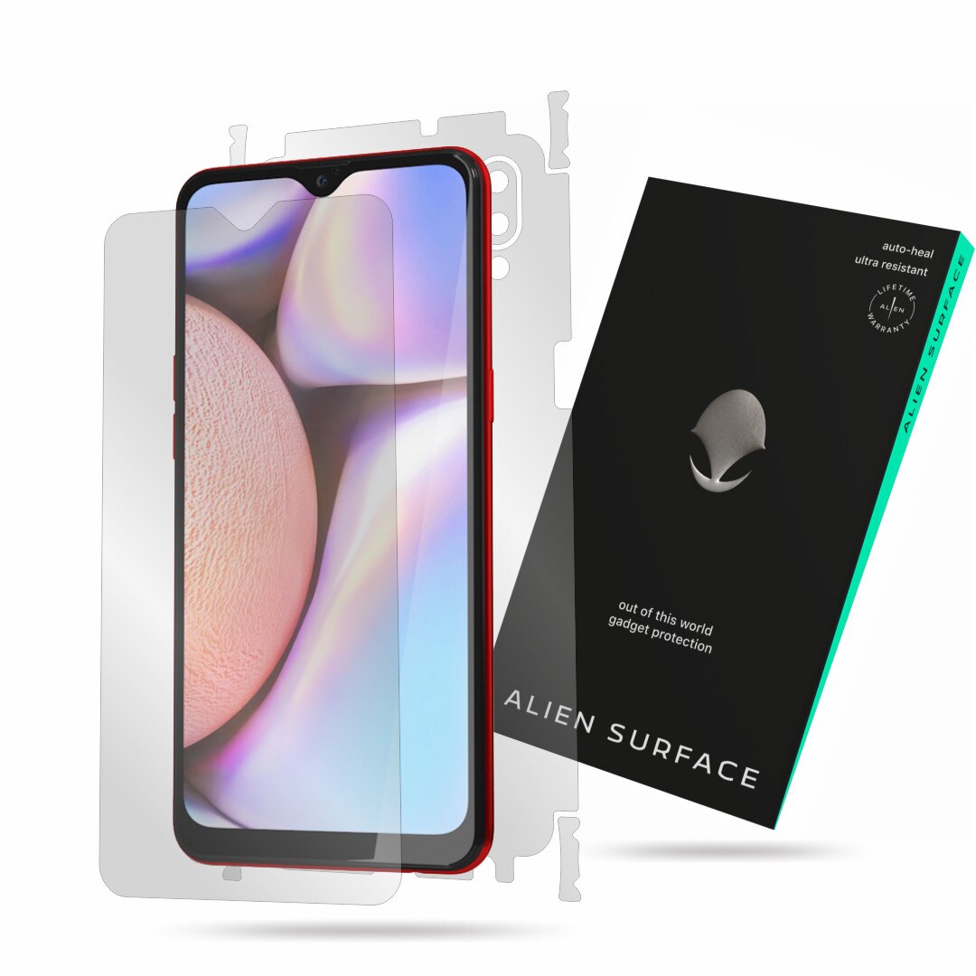 Folie Alien Surface, compatibila cu Samsung Galaxy A10s, protectie ecran, spate, laterale