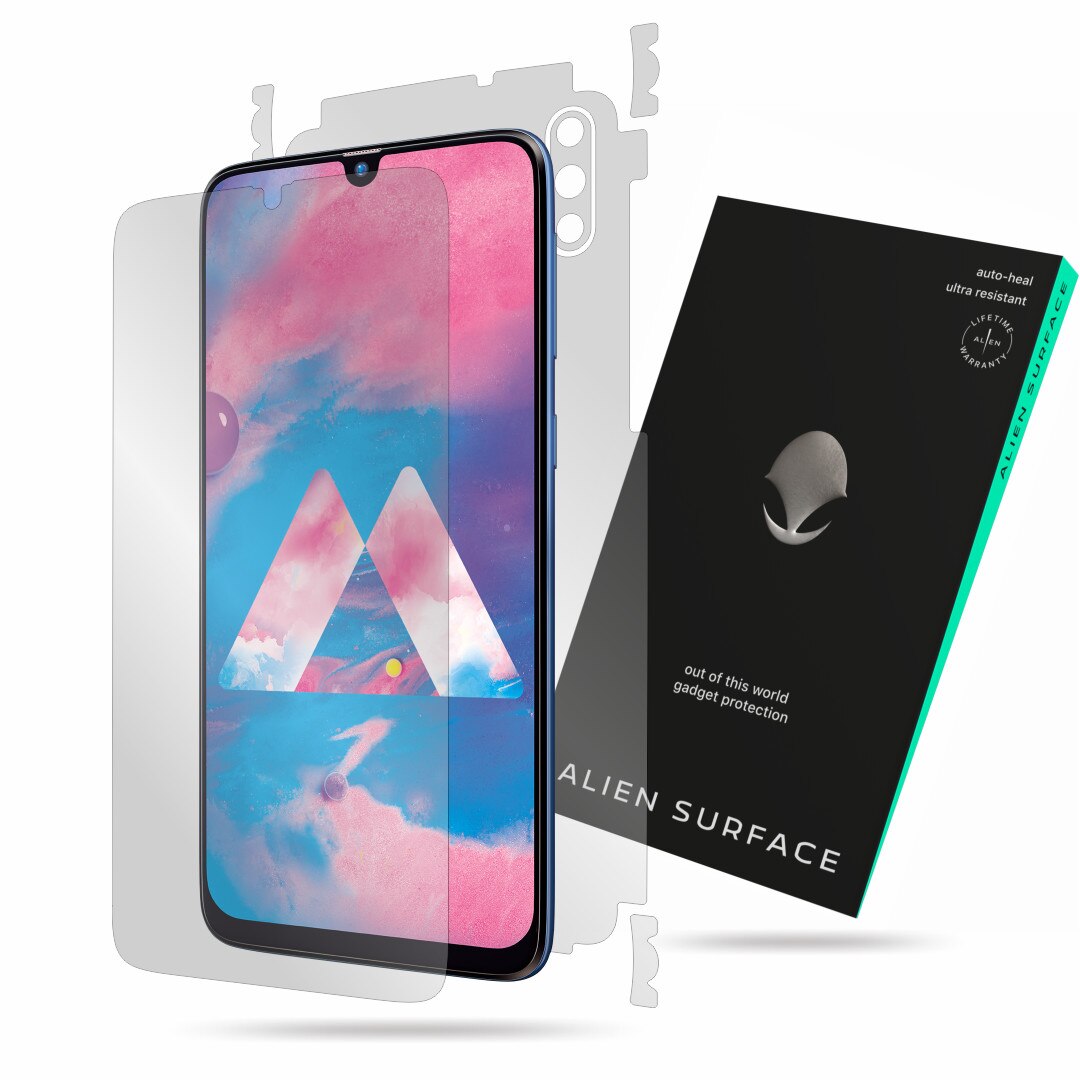 Folie Alien Surface, compatibila cu Samsung Galaxy M30, protectie ecran, spate, laterale