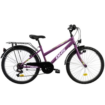 Bicicleta Copii Dhs Terrana 2414 - 24 Inch, Violet Bicicleta Copii Dhs Terrana 2414 - 24 Inch, Violet