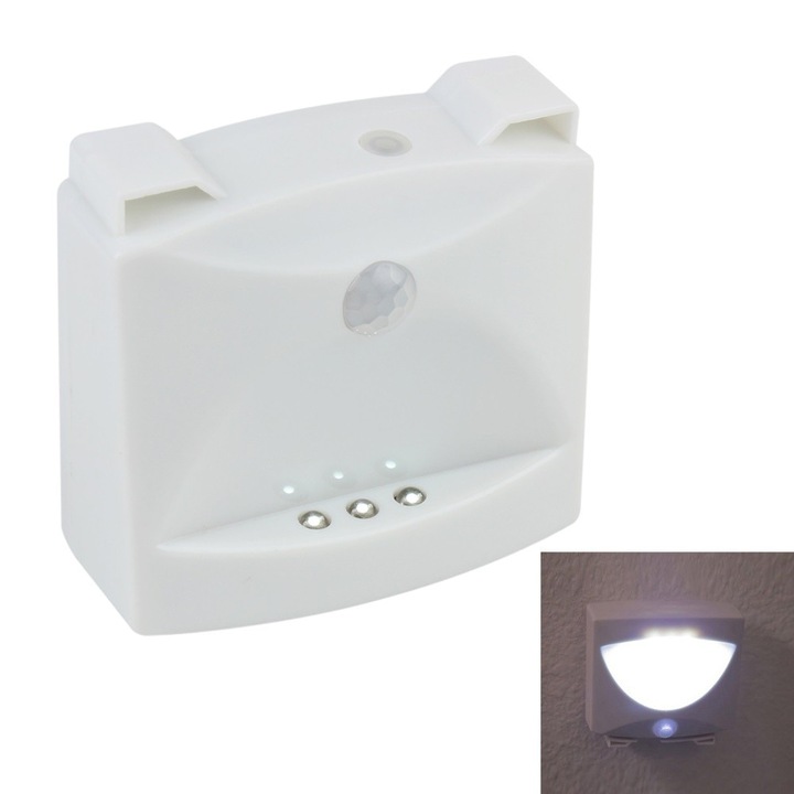 Mighty Light mozgásérzékelős LED, kültéri és beltéri fali lámpa
