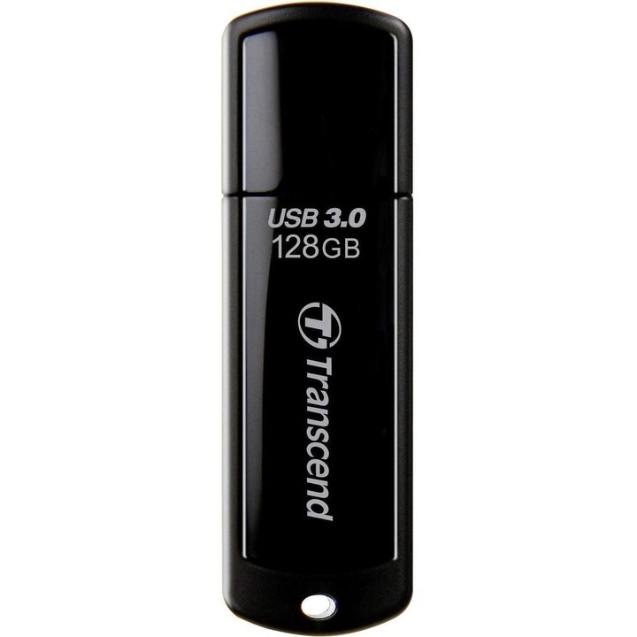 USB памет Transcend JetFlash 700, Черен, 128GB, USB 3.0
